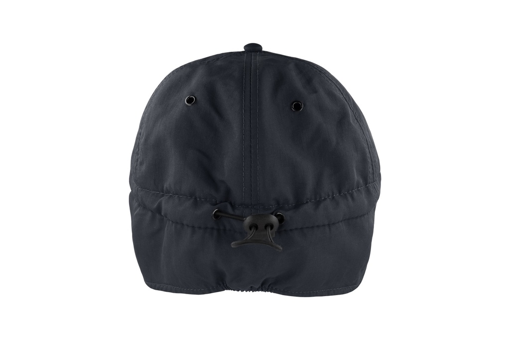 Czapka zimowa z nausznikami z recyklingu - Navy