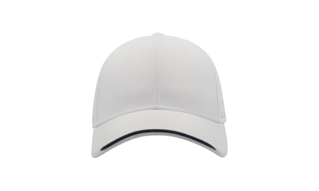 Czapka żakardowa z regulacją - White