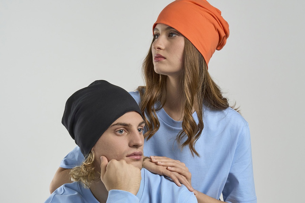 Dwuwarstwowa czapka beanie - Black