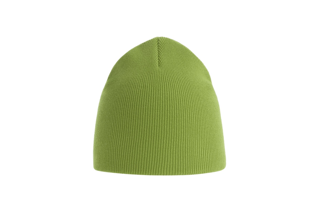Dziecięca czapka prążkowana z bawełny organicznej - Leaf Green