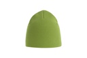 Dziecięca czapka prążkowana z bawełny organicznej - Leaf Green
