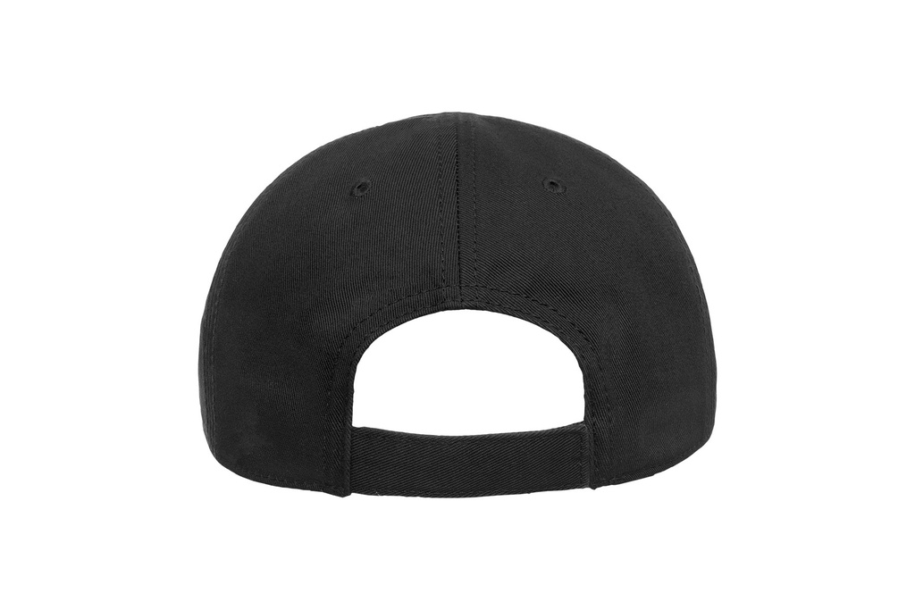 Dziecięca czapka bawełniana z daszkiem - Black