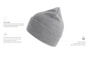 Dwuwarstwowa czapka z recyklingu - Light Grey Melange