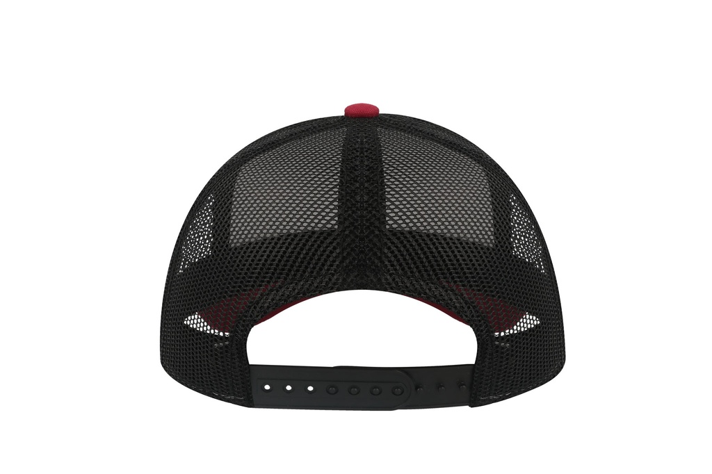 Czapka Trucker z Recyklingu - White & Burgundy & Black