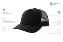 Czapka Trucker z Recyklingu - Black & Black