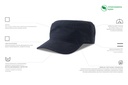 Czapka z daszkiem bawełniana z recyklingu - Navy