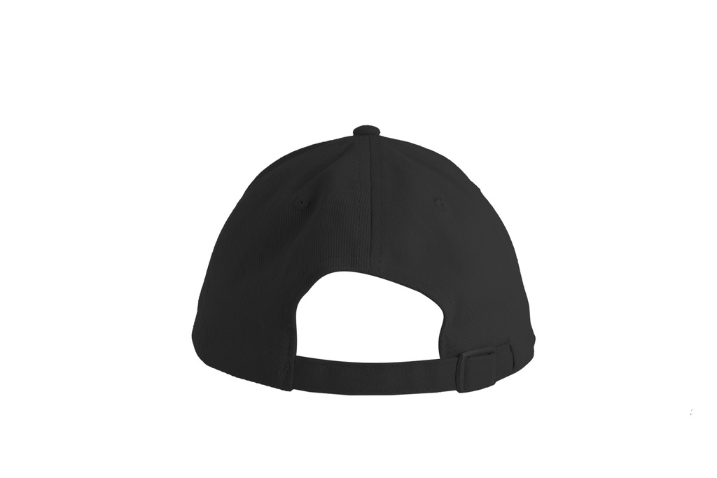 Czapka bawełniana 6-panelowa z zakrzywionym daszkiem - Black & Red