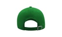 Czapka bawełniana 6-panelowa z zakrzywionym daszkiem - Green & White