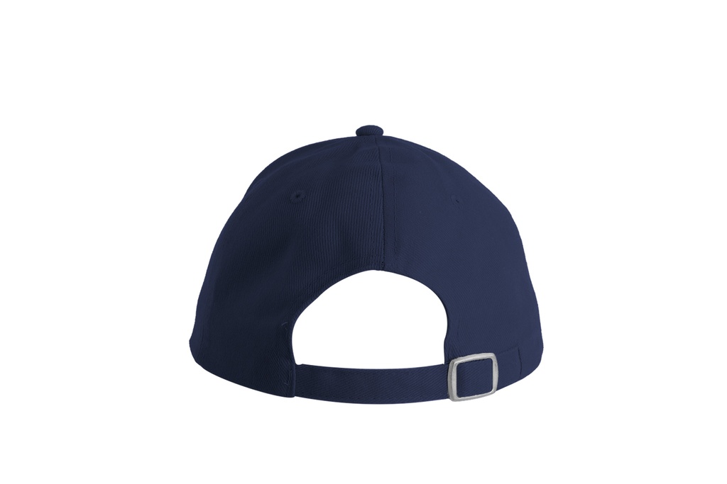 Czapka bawełniana 6-panelowa z zakrzywionym daszkiem - Navy