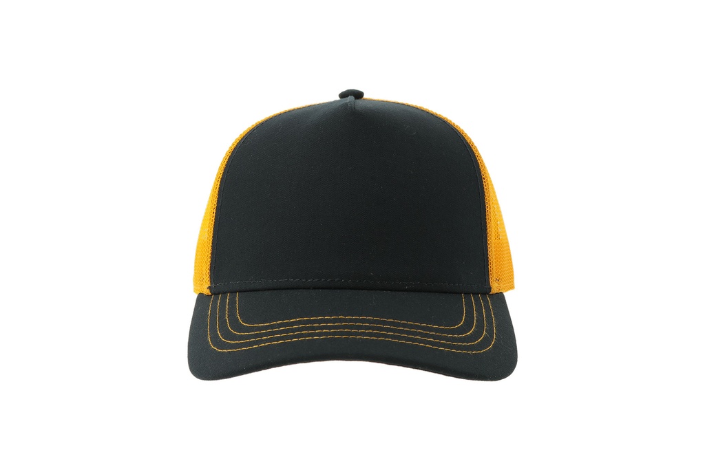 Czapka Trucker z Recyklingu - Navy & Yellow