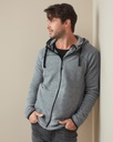 Bluza Power Fleece z kapturem - Grey Heather