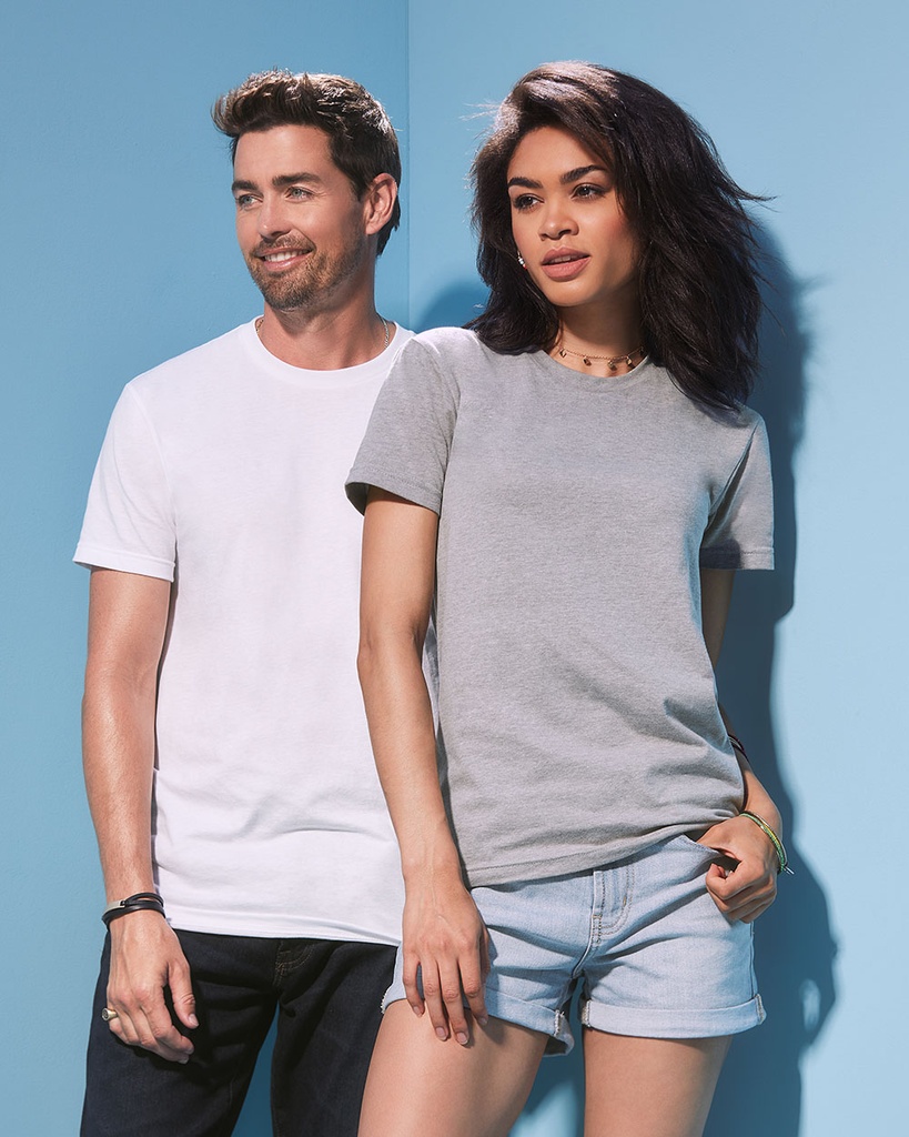 Koszulka unisex klasyczna z krótkim rękawem - Royal (CVC)