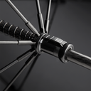 Duży parasol golfowy, wiatroodporny - Black