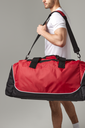 Torba sportowa XXL z kieszeniami - Classic Red & Black