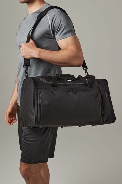 Torba sportowa 35L z kieszeniami - Black