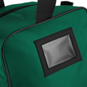 Torba na buty z panelem i wentylacją - Bottle Green & Black