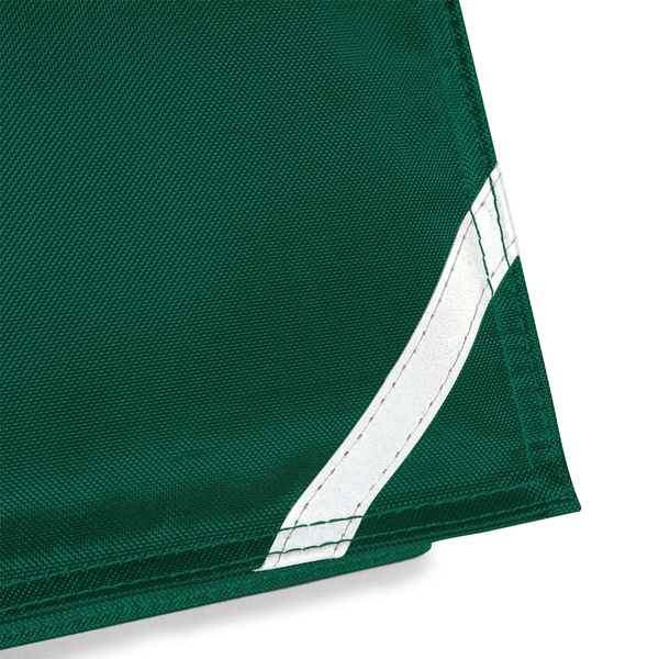 Torba szkolna dla dzieci z odblaskiem - Bottle Green