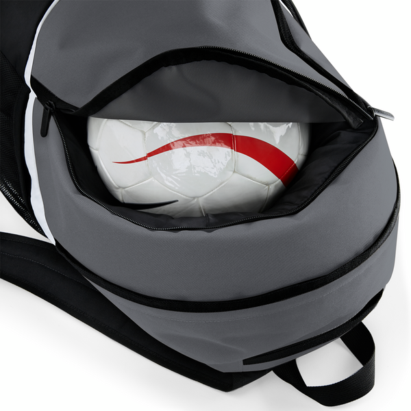 Plecak sportowy 17L z kieszenią na buty - Classic Red & Black