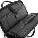 Torba na laptopa Slim 15,6” ze skóry syntetycznej - Black