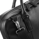 Torba na laptopa Slim 15,6” ze skóry syntetycznej - Black