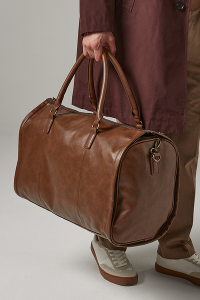 Torba weekendowa z ekoskóry 37L - Tan