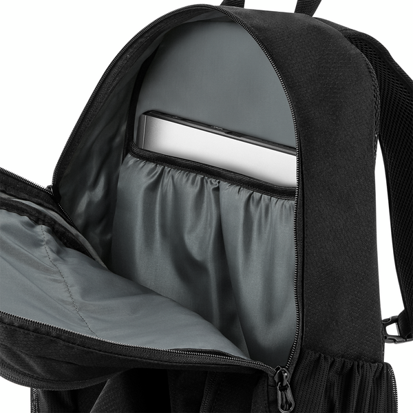 Plecak miejski 25L z przegrodą na laptopa - Jet Black