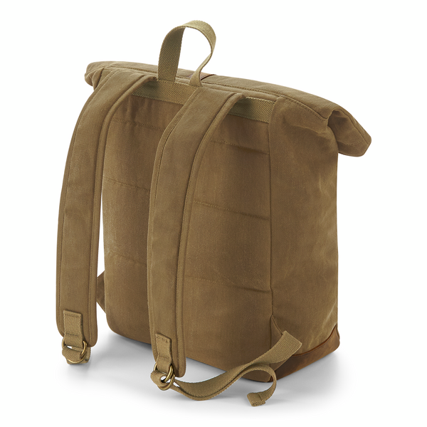 Plecak z woskowanego płótna 9L - Olive Green