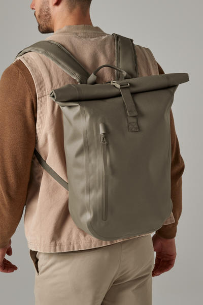 Wodoodporny Plecak Roll-Top Lite - Natural Stone