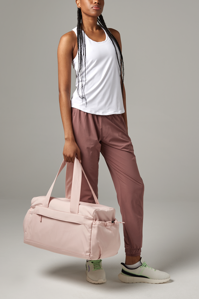 Torba podróżna z recyklingu z kieszeniami - Fresh Pink