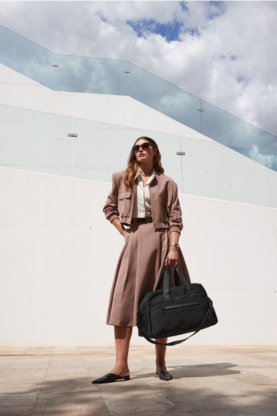 Torba podróżna z recyklingu 600D - Black