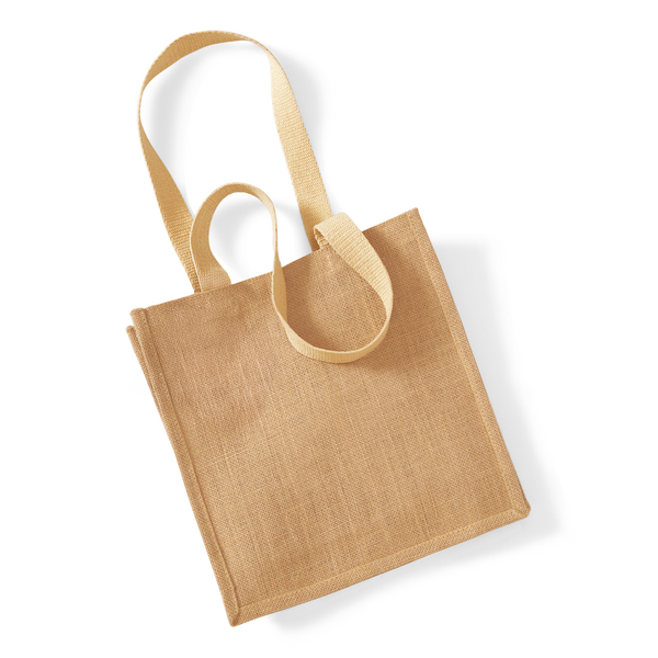 Torba jutowa na ramię 10L - Natural