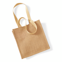 Torba jutowa na ramię 10L - Natural