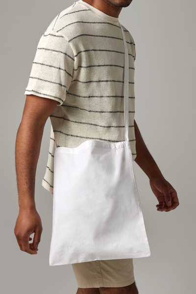 Torba na ramię bawełniana 8L - Natural