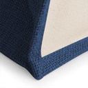 Torba midi z juty i bawełny - Navy