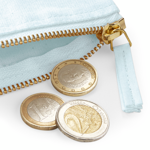 Bawełniana kosmetyczka zapinana na zamek - Black