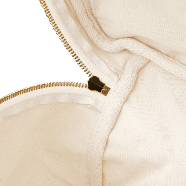 Kosmetyczka płócienna z zamkiem - Natural