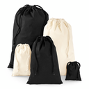 Bawełniany worek ze sznurkiem - Natural