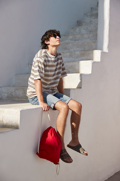 Worek bawełniany 12L ze sznurkiem - Classic Red