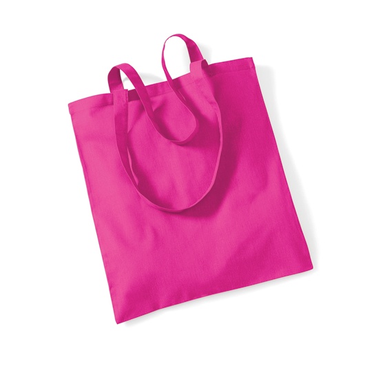 Torba na ramię z długimi uchwytami - Fuchsia