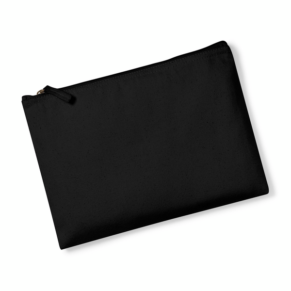 Bawełniana kosmetyczka organiczna 0,5 l - Black