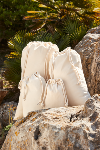 Worek bawełniany z troczkami - Natural