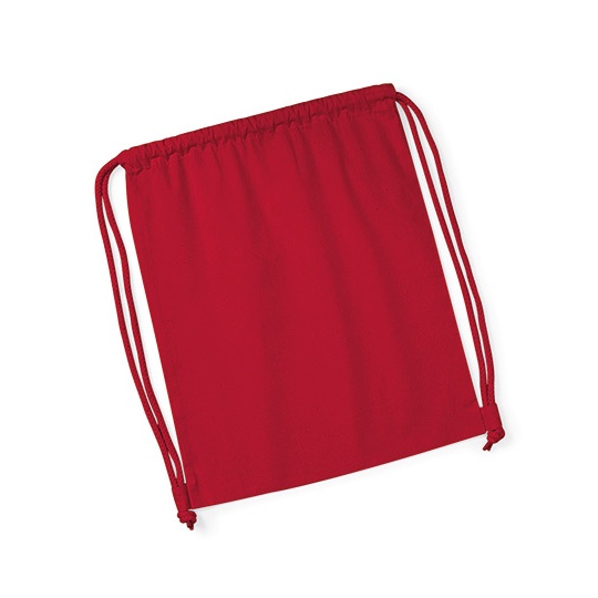 Bawełniany worek gimnastyczny 12L - Classic Red