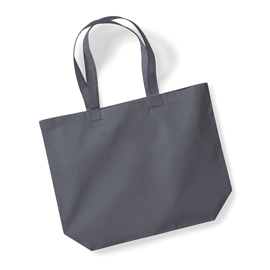 Bawełniana torba na ramię 18L - Graphite Grey
