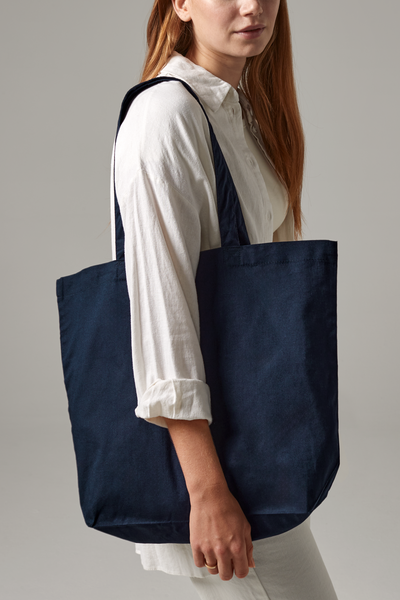 Bawełniana torba na ramię 18L - Graphite Grey