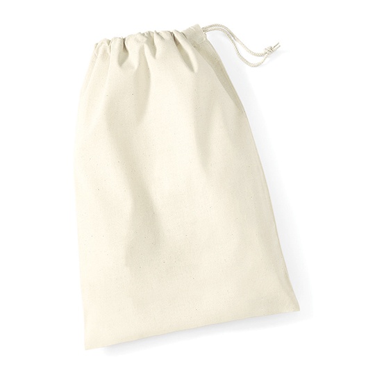 Bawełniany worek ze sznurkiem - Natural