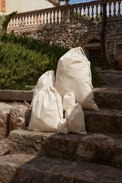 Worek bawełniany z recyklingu - Natural