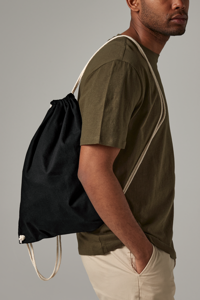 Worek bawełniany z recyklingu 12L - Black