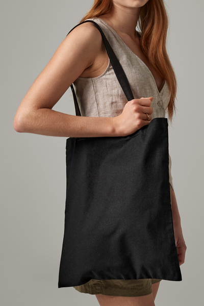 Torba Bawełniana z Recyklingu 10L - Black