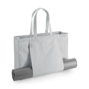 Torba na matę do jogi z bawełny ekologicznej - Light Grey