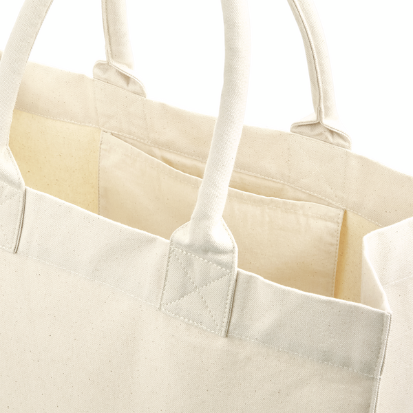 Torba bawełniana z usztywnionym dnem 20L - Graphite Grey